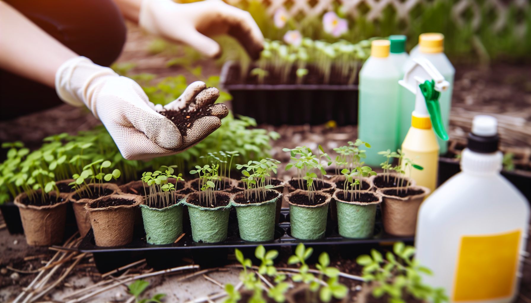 Protecting seedlings from pests and diseases