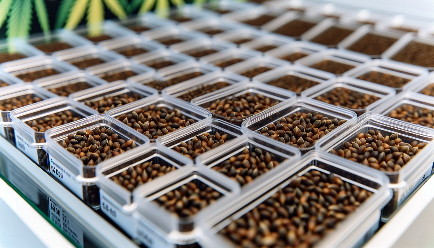 Northern Lights seeds in a seed bank